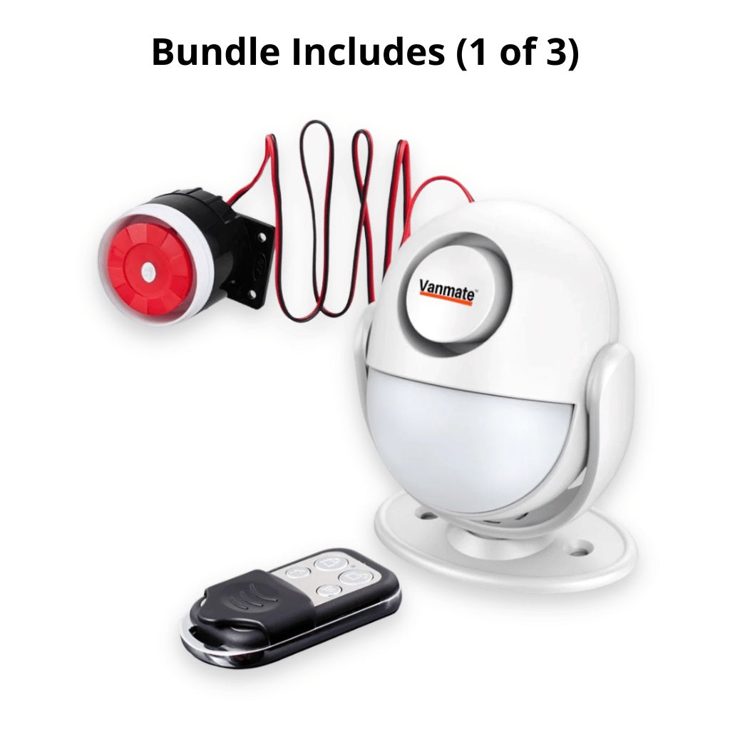 Advanced Motion Alarm + Wheel Lock Bundle