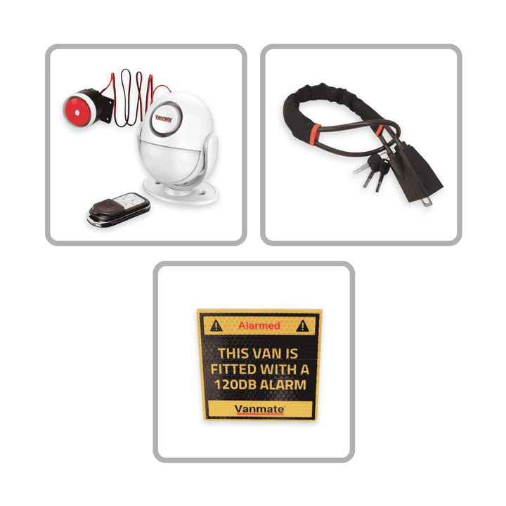 Advanced Motion Alarm + Wheel Lock Bundle