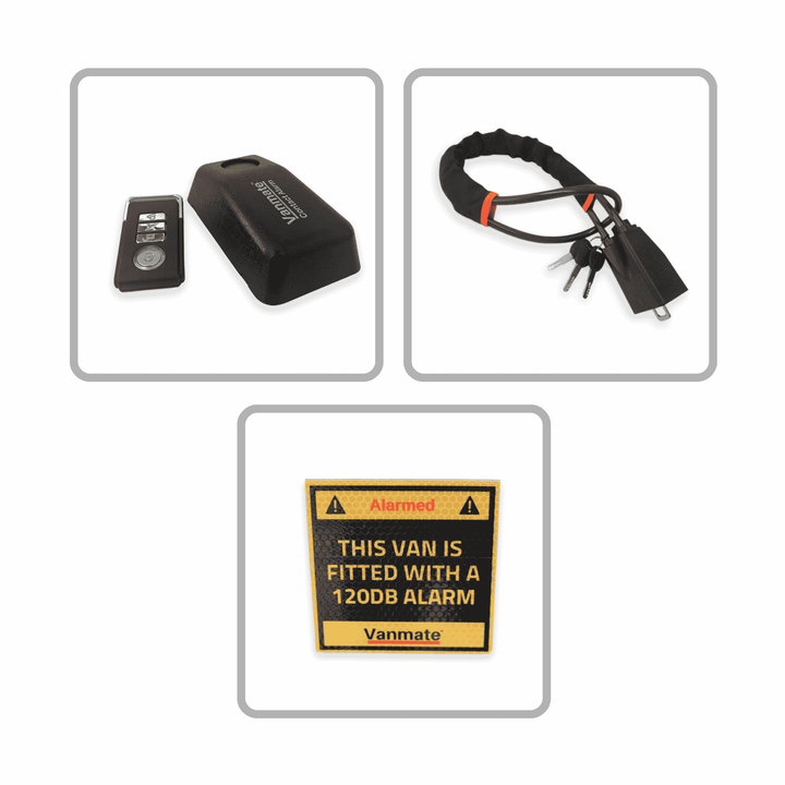 Contact Alarm + Wheel Lock Bundle
