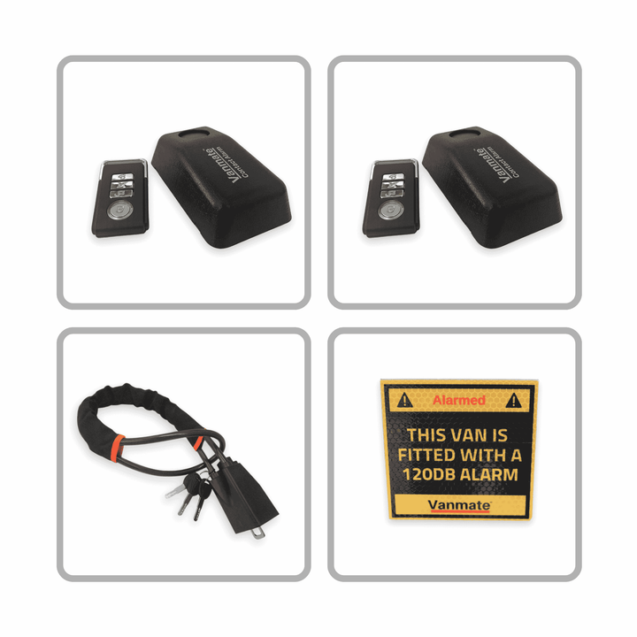 Dual Contact Alarm + Wheel Lock Bundle