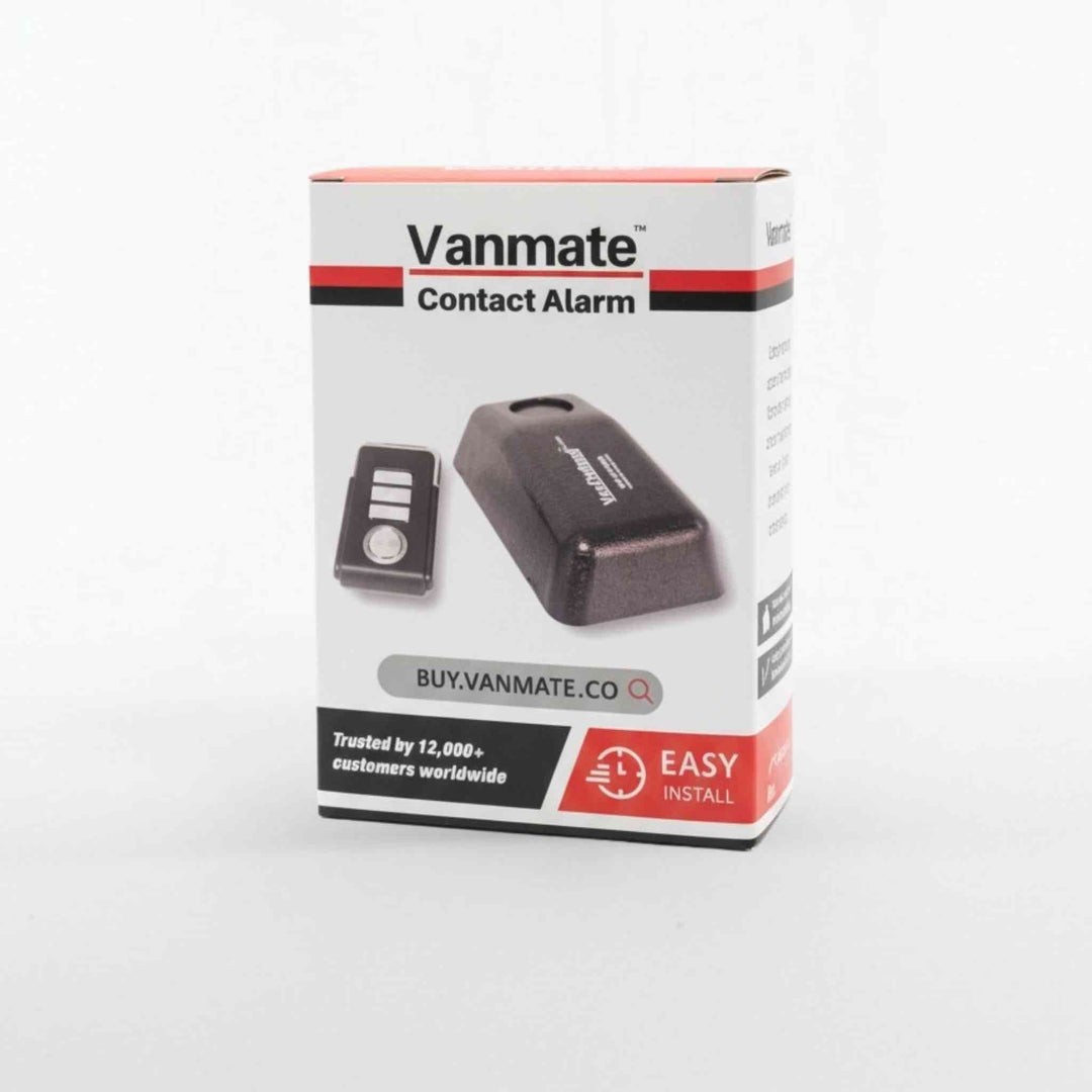 Vanmate contact alarm box packaging