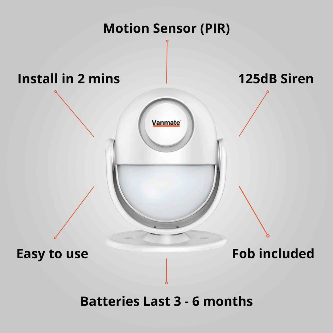 motion alarm for vans