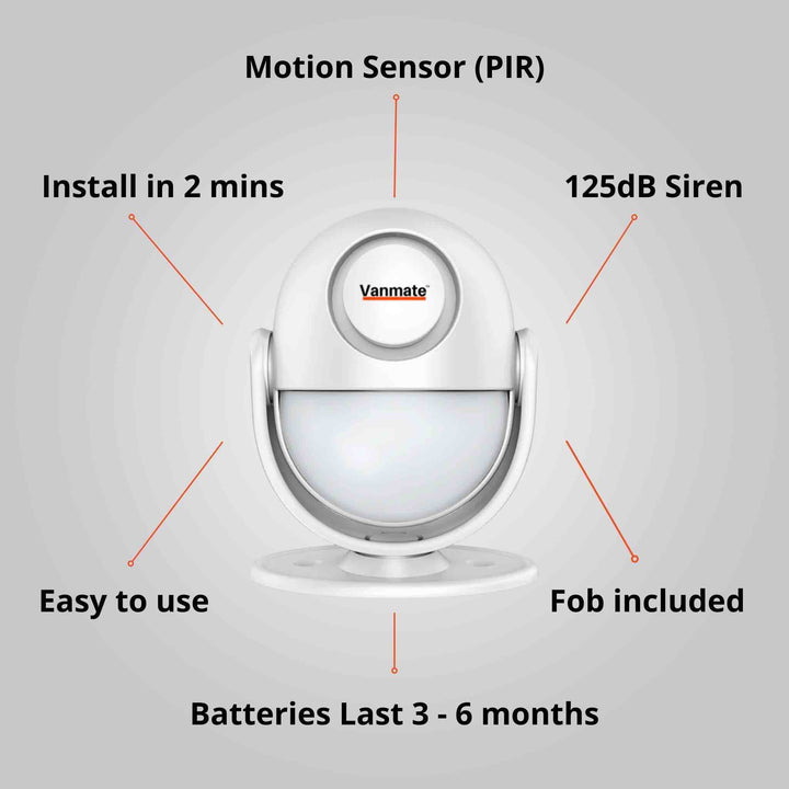 motion alarm for vans
