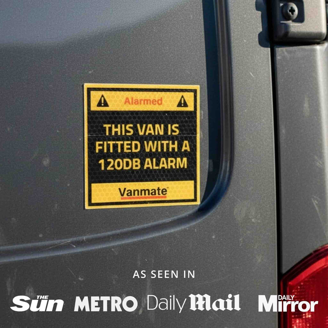 security sticker for van