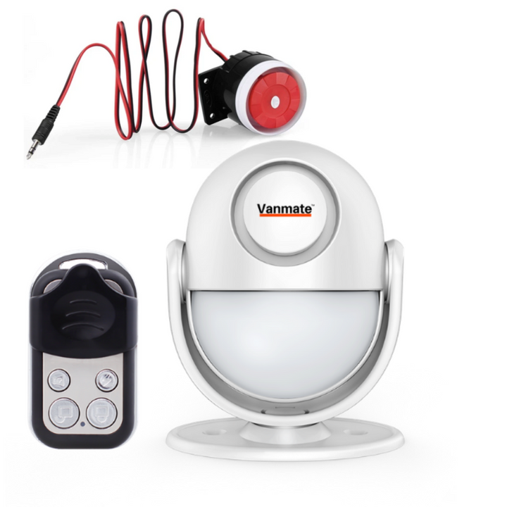 Vanmate Motion Alarm Bundle with Siren and Fob